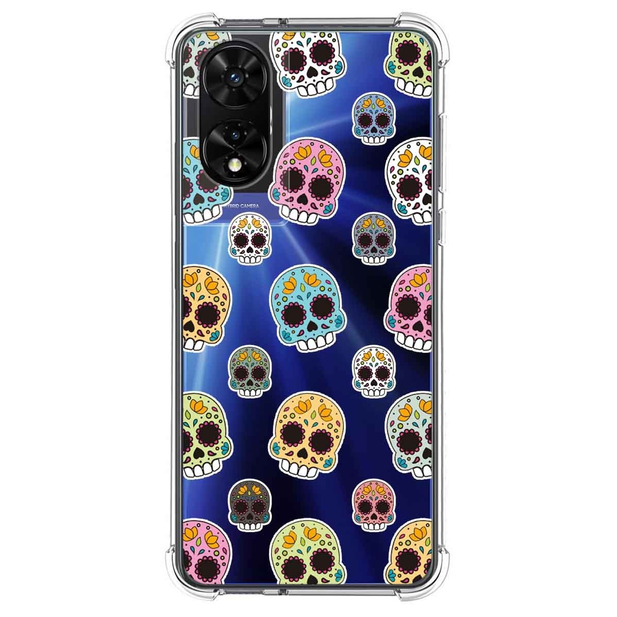 Funda Silicona Antigolpes para TCL 505 diseño Catrina Dibujos