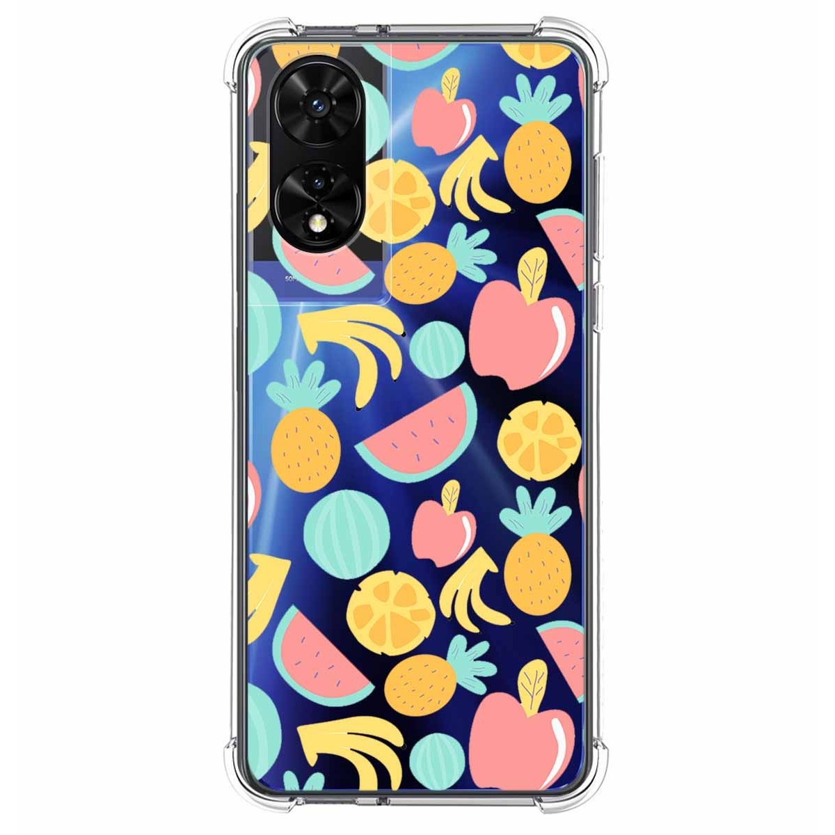 Funda Silicona Antigolpes para TCL 505 diseño Frutas 02 Dibujos