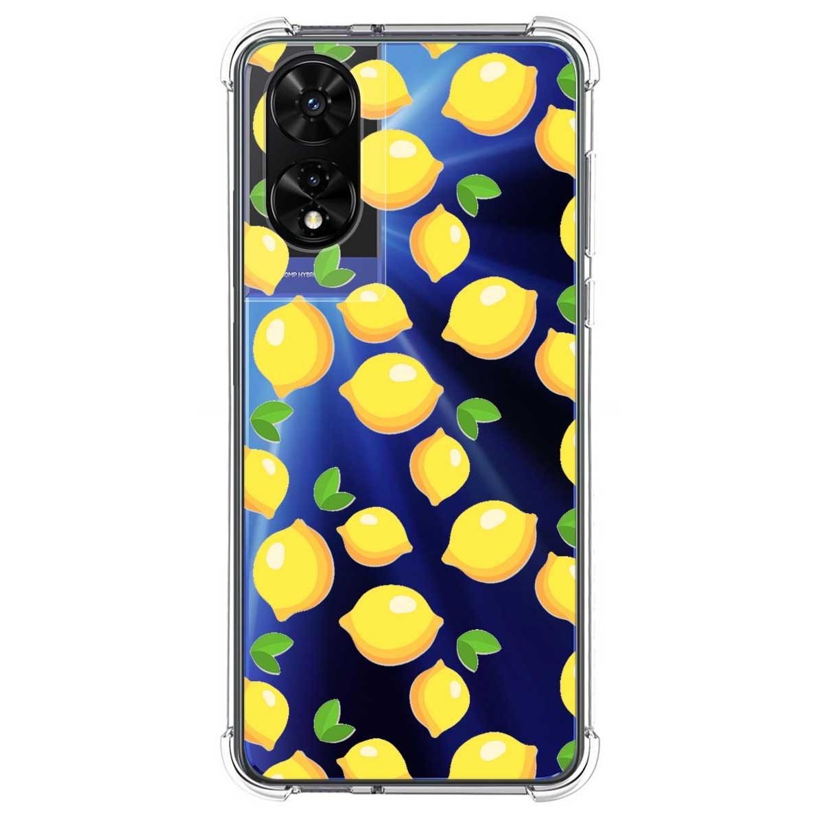 Funda Silicona Antigolpes para TCL 505 diseño Limones Dibujos