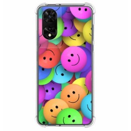 Funda Silicona Antigolpes para TCL 505 diseño Smile Dibujos