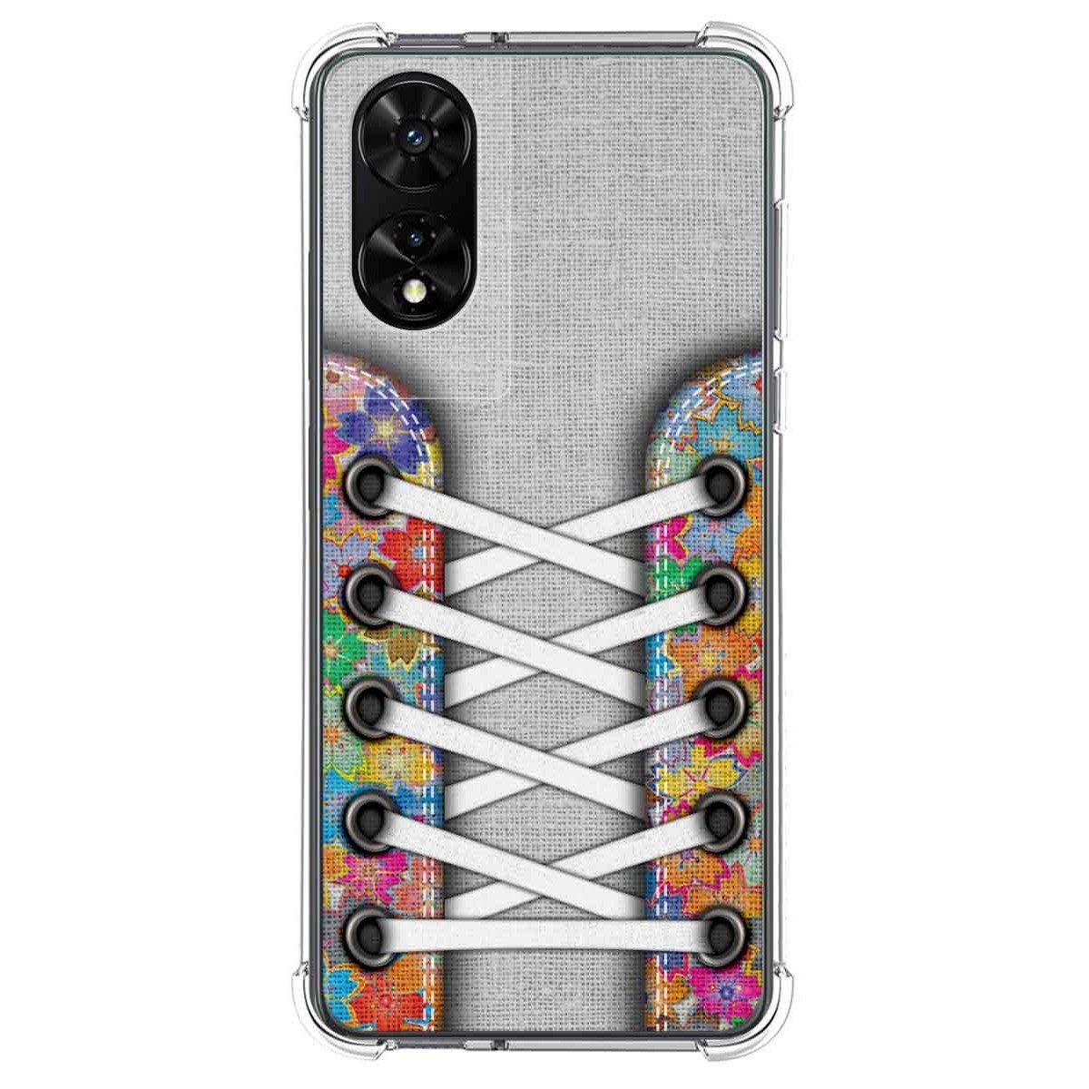 Funda Silicona Antigolpes para TCL 505 diseño Zapatillas 04 Dibujos