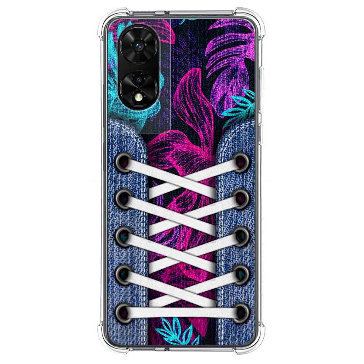 Funda Silicona Antigolpes para TCL 505 diseño Zapatillas 07 Dibujos