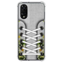 Funda Silicona Antigolpes para TCL 505 diseño Zapatillas 08 Dibujos