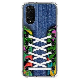 Funda Silicona Antigolpes para TCL 505 diseño Zapatillas 13 Dibujos