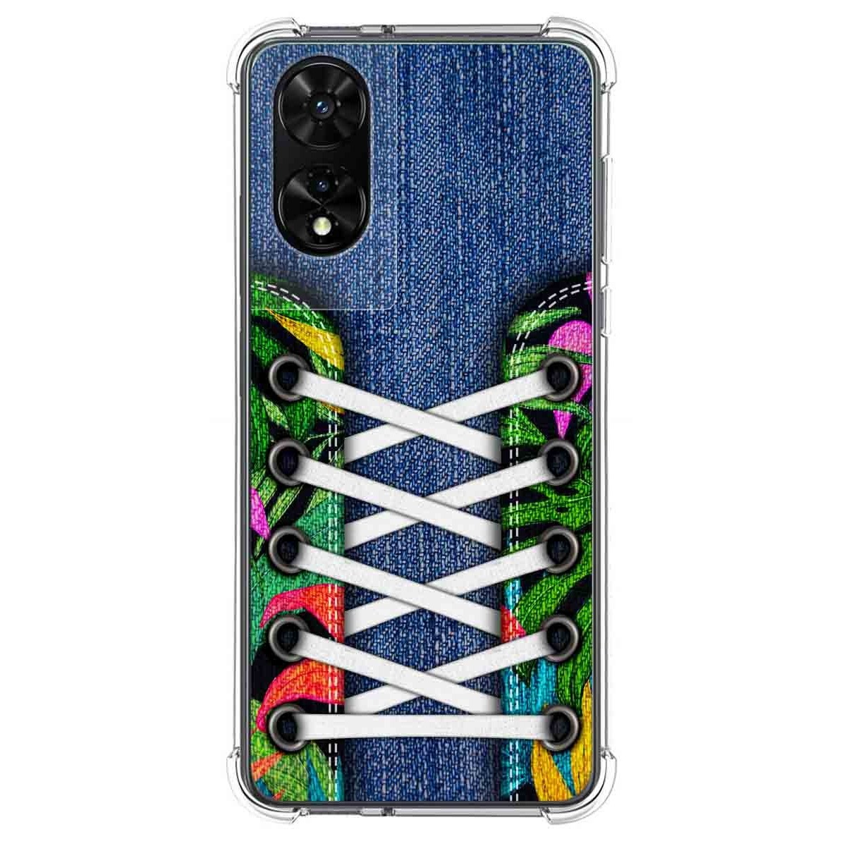 Funda Silicona Antigolpes para TCL 505 diseño Zapatillas 13 Dibujos