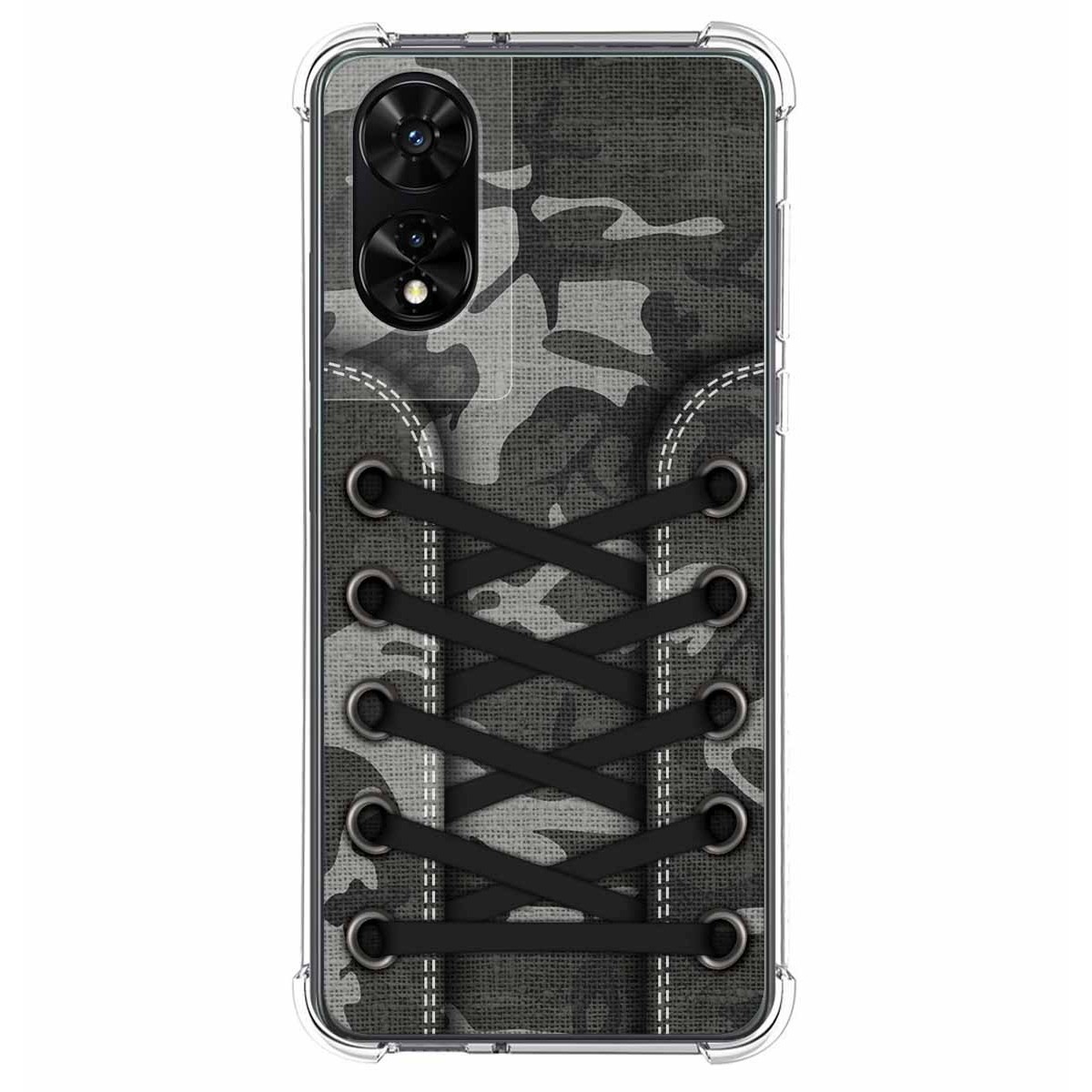 Funda Silicona Antigolpes para TCL 505 diseño Zapatillas 15 Dibujos