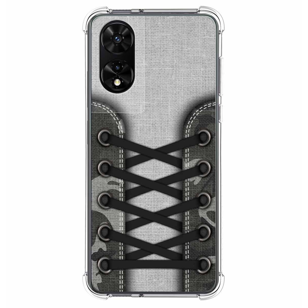 Funda Silicona Antigolpes para TCL 505 diseño Zapatillas 16 Dibujos