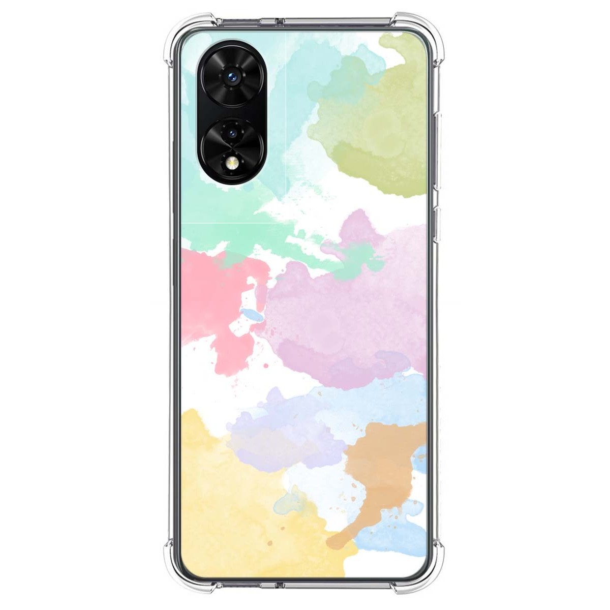 Funda Silicona Antigolpes para TCL 505 diseño Acuarela 11 Dibujos