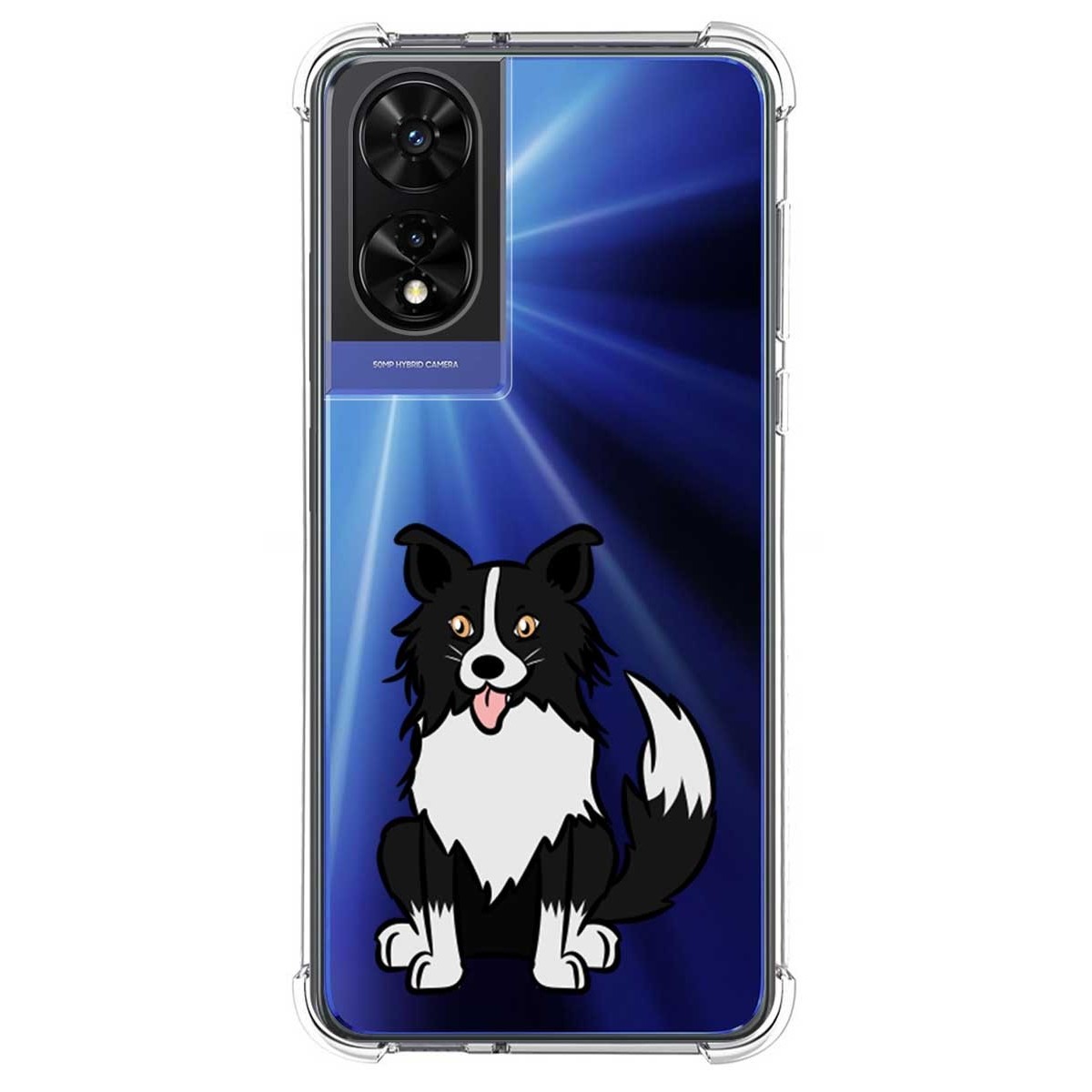 Funda Silicona Antigolpes para TCL 505 diseño Perros 01 Dibujos