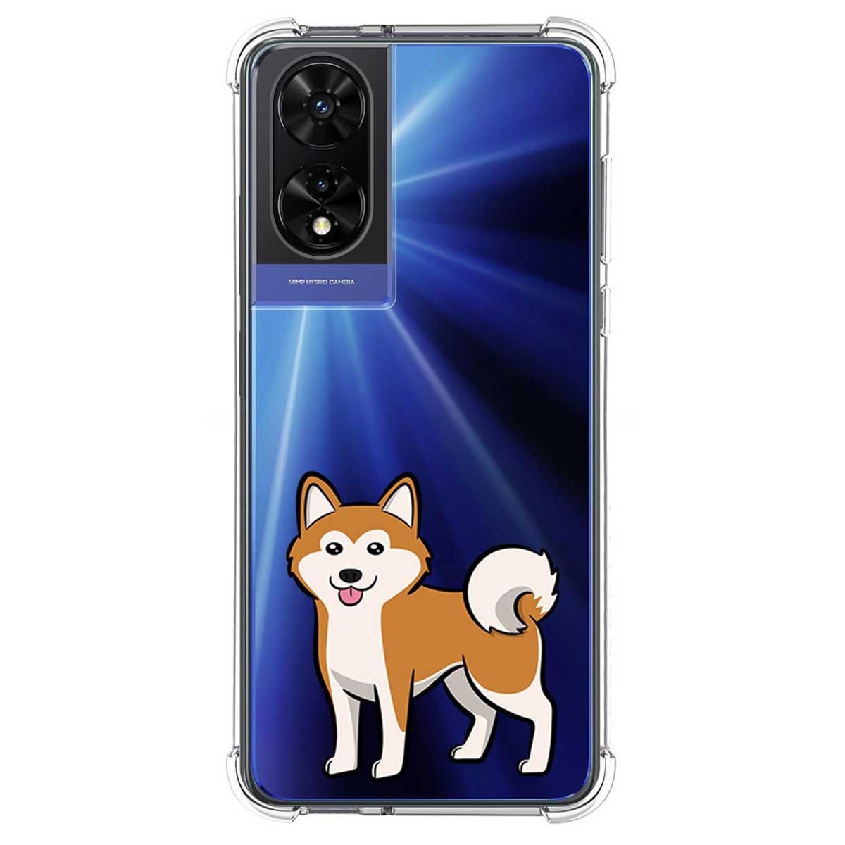 Funda Silicona Antigolpes para TCL 505 diseño Perros 02 Dibujos