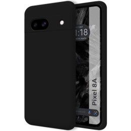 Funda Silicona Líquida Ultra Suave para Google Pixel 8a 5G color Negra