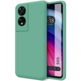 Funda Silicona Líquida Ultra Suave para TCL 505 color Verde