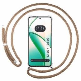 Funda Colgante Transparente para Realme 12 5G / 12x 5G con Cordon Camel