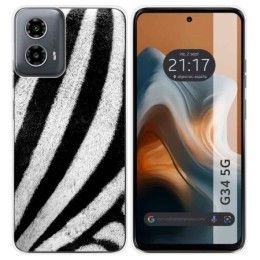 Funda Silicona para Motorola Moto G34 5G diseño Animal 02 Dibujos