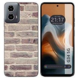 Funda Silicona para Motorola Moto G34 5G diseño Ladrillo 01 Dibujos