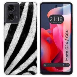 Funda Silicona para Motorola Moto G04 / G24 diseño Animal 02 Dibujos