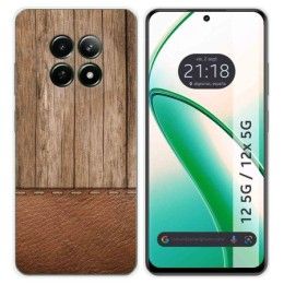 Funda Silicona para Realme 12 5G / 12x 5G diseño Madera 09 Dibujos