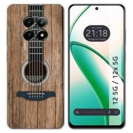 Funda Silicona para Realme 12 5G / 12x 5G diseño Madera 11 Dibujos