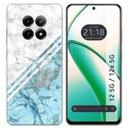 Funda Silicona para Realme 12 5G / 12x 5G diseño Mármol 02 Dibujos