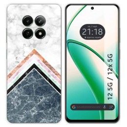 Funda Silicona para Realme 12 5G / 12x 5G diseño Mármol 05 Dibujos