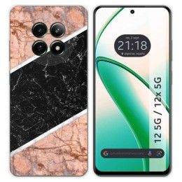 Funda Silicona para Realme 12 5G / 12x 5G diseño Mármol 07 Dibujos