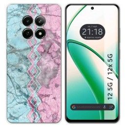 Funda Silicona para Realme 12 5G / 12x 5G diseño Mármol 08 Dibujos