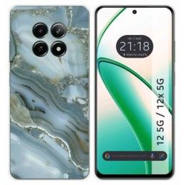 Funda Silicona para Realme 12 5G / 12x 5G diseño Mármol 09 Dibujos