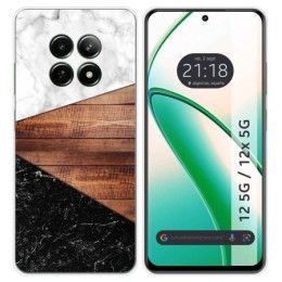 Funda Silicona para Realme 12 5G / 12x 5G diseño Mármol 11 Dibujos