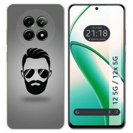 Funda Silicona para Realme 12 5G / 12x 5G diseño Barba Dibujos