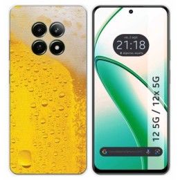 Funda Silicona para Realme 12 5G / 12x 5G diseño Cerveza Dibujos