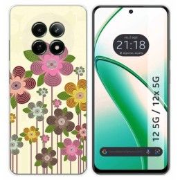 Funda Silicona para Realme 12 5G / 12x 5G diseño Primavera En Flor Dibujos