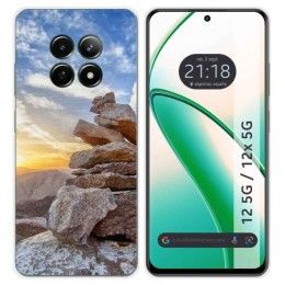 Funda Silicona para Realme 12 5G / 12x 5G diseño Sunset Dibujos