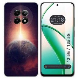 Funda Silicona para Realme 12 5G / 12x 5G diseño Tierra Dibujos