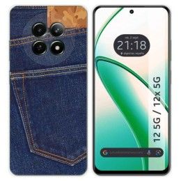 Funda Silicona para Realme 12 5G / 12x 5G diseño Vaquero Dibujos