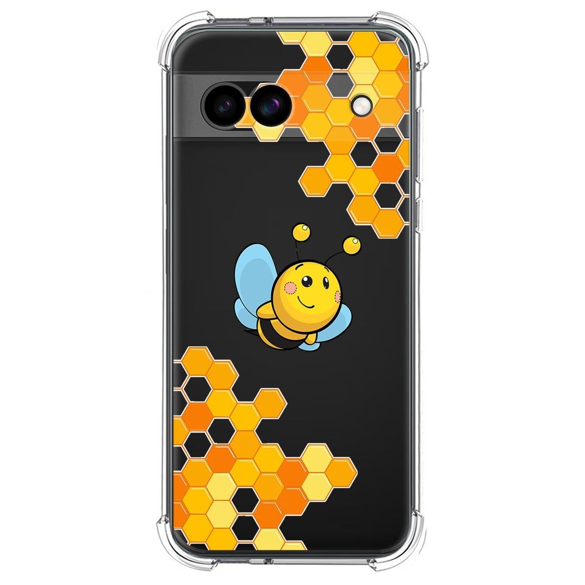 Funda Silicona Antigolpes para Google Pixel 8a 5G diseño Abeja Dibujos