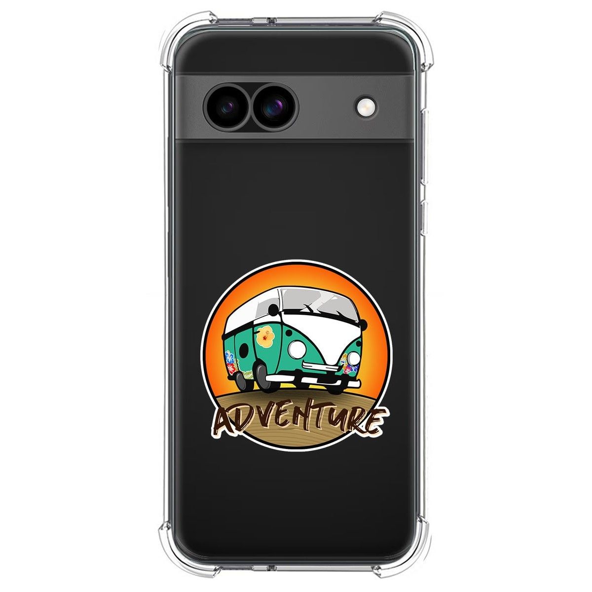 Funda Silicona Antigolpes para Google Pixel 8a 5G diseño Adventure Dibujos