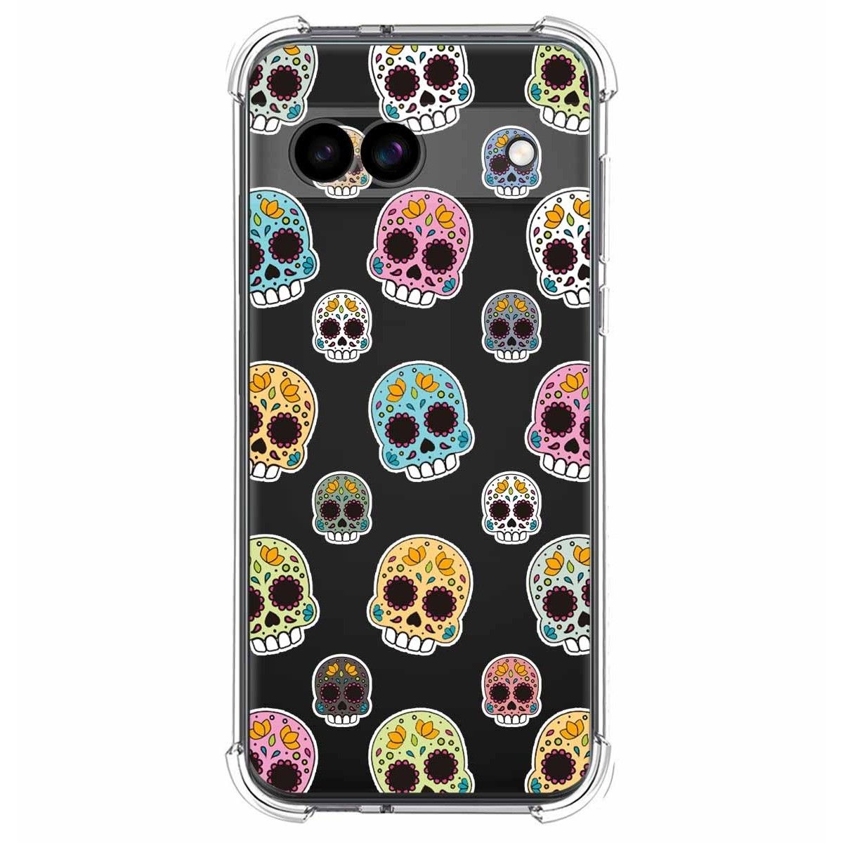 Funda Silicona Antigolpes para Google Pixel 8a 5G diseño Catrina Dibujos