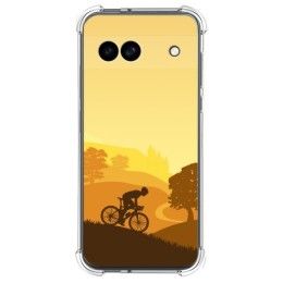 Funda Silicona Antigolpes para Google Pixel 8a 5G diseño Ciclista Dibujos