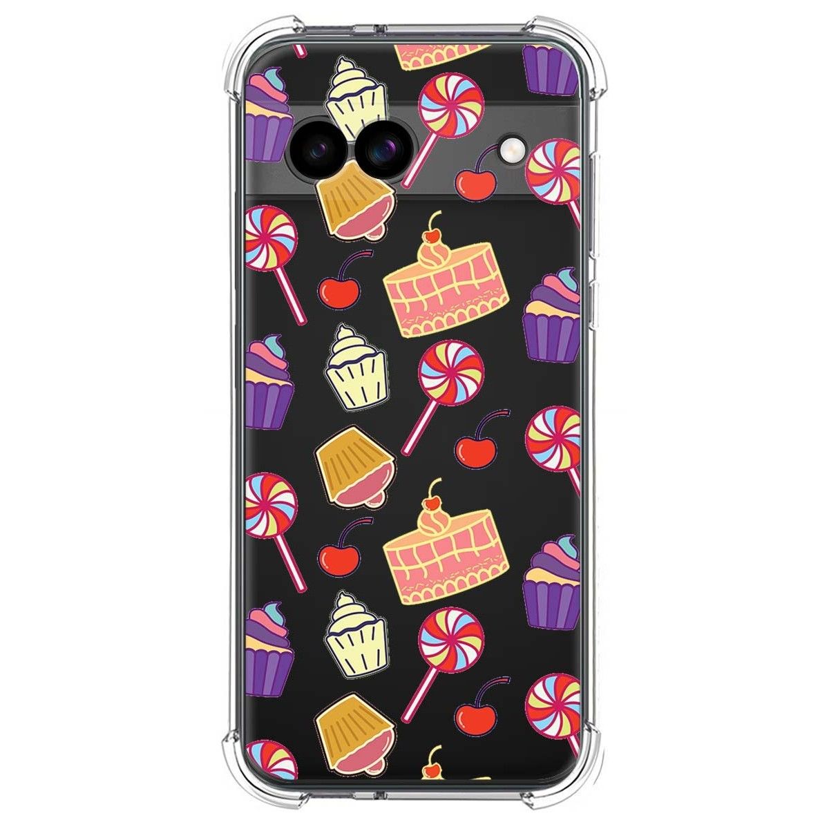 Funda Silicona Antigolpes para Google Pixel 8a 5G diseño Dulces 01 Dibujos