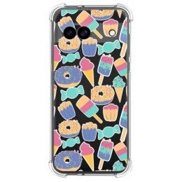 Funda Silicona Antigolpes para Google Pixel 8a 5G diseño Dulces 02 Dibujos