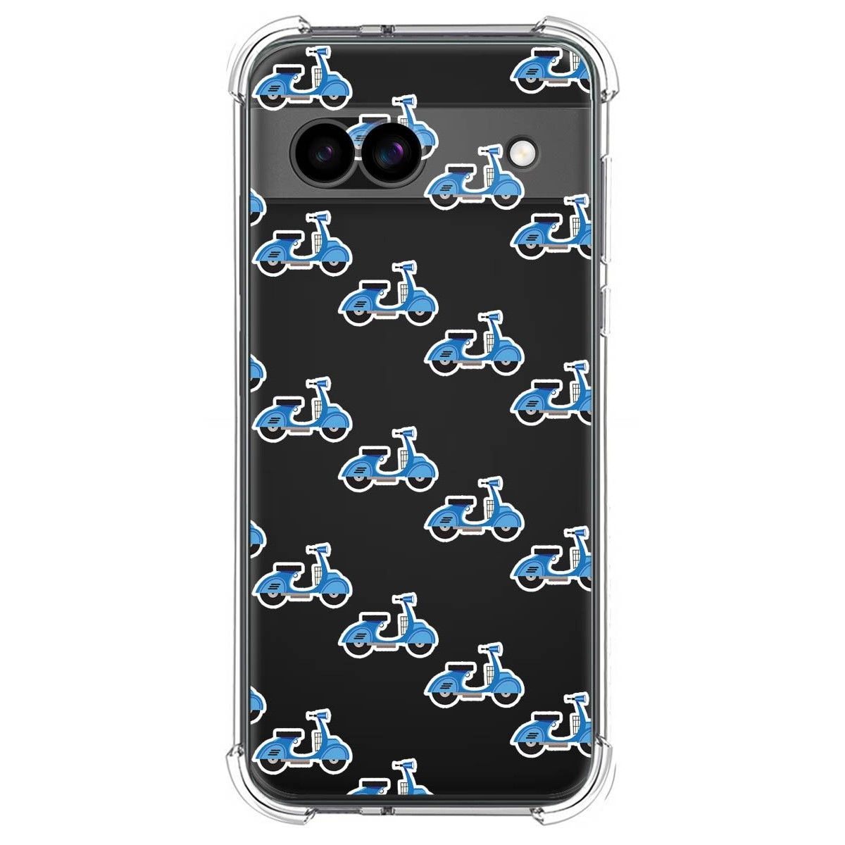 Funda Silicona Antigolpes para Google Pixel 8a 5G diseño Scooter Dibujos