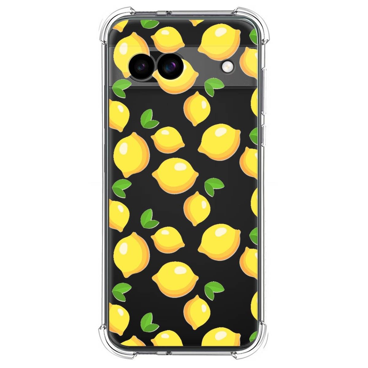 Funda Silicona Antigolpes para Google Pixel 8a 5G diseño Limones Dibujos