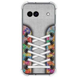 Funda Silicona Antigolpes para Google Pixel 8a 5G diseño Zapatillas 04 Dibujos