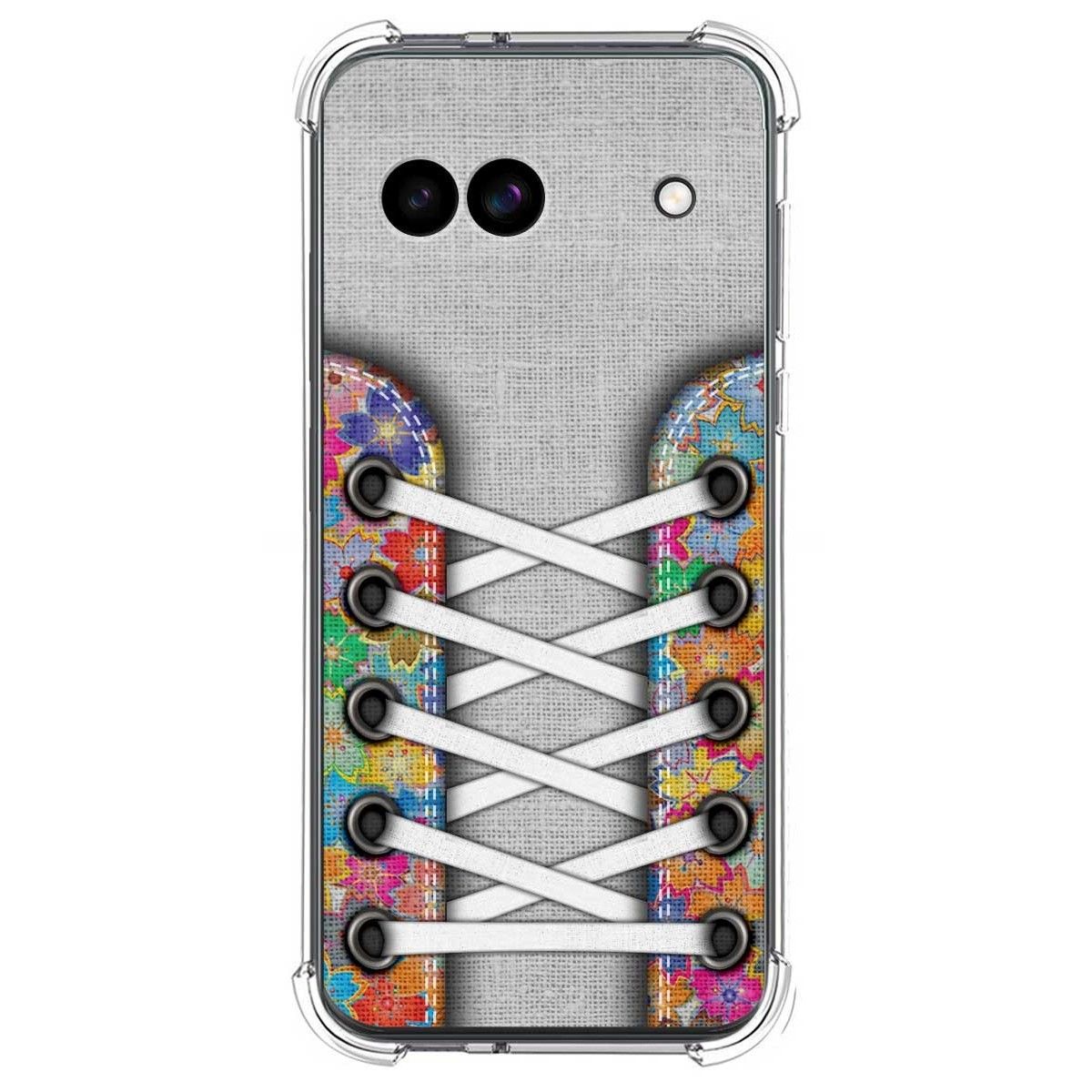 Funda Silicona Antigolpes para Google Pixel 8a 5G diseño Zapatillas 04 Dibujos