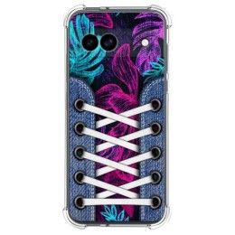 Funda Silicona Antigolpes para Google Pixel 8a 5G diseño Zapatillas 07 Dibujos