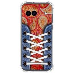 Funda Silicona Antigolpes para Google Pixel 8a 5G diseño Zapatillas 10 Dibujos