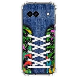 Funda Silicona Antigolpes para Google Pixel 8a 5G diseño Zapatillas 13 Dibujos