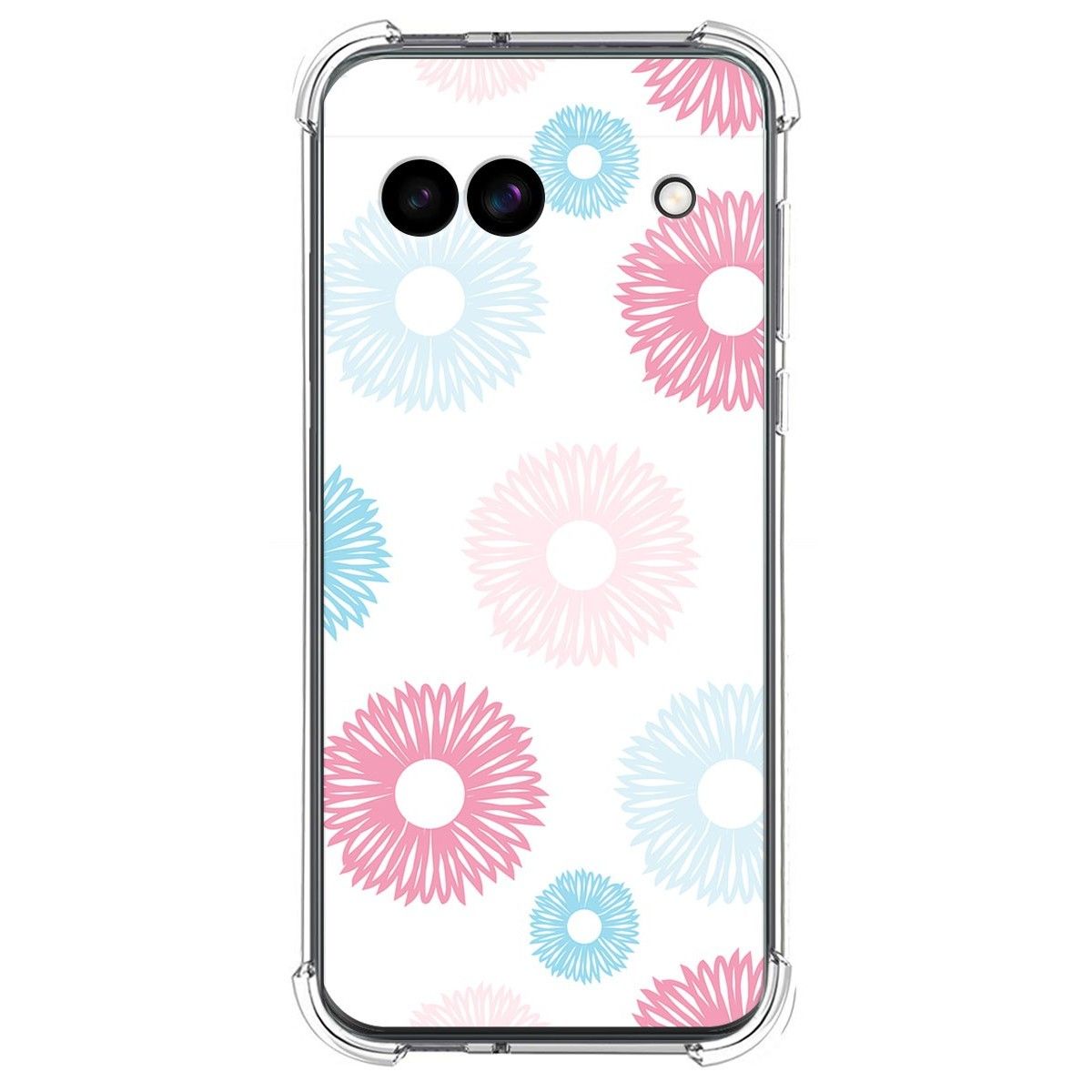 Funda Silicona Antigolpes para Google Pixel 8a 5G diseño Flores 06 Dibujos