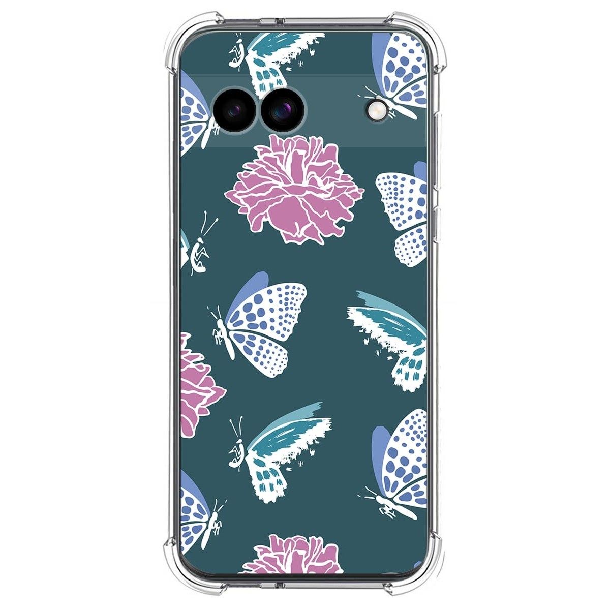 Funda Silicona Antigolpes para Google Pixel 8a 5G diseño Flores 10 Dibujos