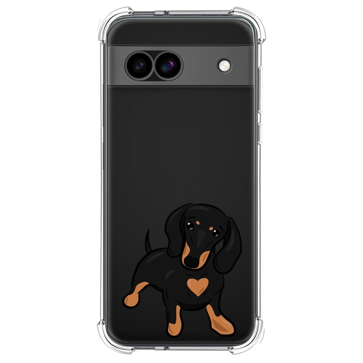 Funda Silicona Antigolpes para Google Pixel 8a 5G diseño Perros 04 Dibujos